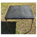 Black Card Table