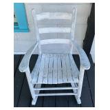 White Painted Rocking Chair