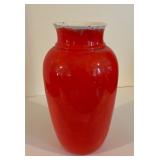 Red Vase