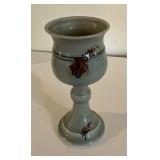 Signed Pottery Goblet