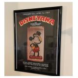 Disneyana Framed Poster Artwork