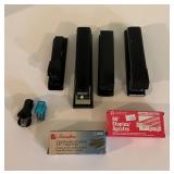 Misc Staplers & Staple Lot