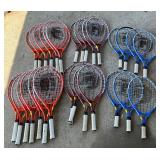 Large Lot of Youth Tennis Rackets