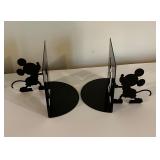 Pair of Metal Mickey Mouse Bookends