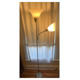 Silver Combo Floor Lamp