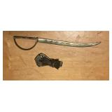 Brass Letter Opener and Clip