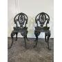 Pair of Cast Iron Chairs