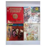 4 Vinyl Records Including Jefferson Starship