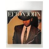 Elton John Breaking Hearts Vinyl Record