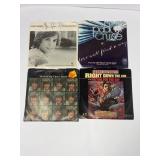 4 Vintage 7-Inch Vinyl Records Lot