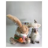 Cottontale Animated Bunny And Plush Gnome