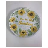 The Spring Shop Sunflower Plate 11ï¿½ï¿½