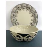 Easter Unlimited Skull Platter And Bowl
