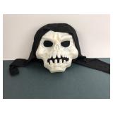 Skull Halloween Mask With Black Hood