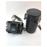 Leitz Camera Case And Olympus Lens Case