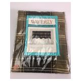 Waverly Carpet Ride Plaid Window Valance