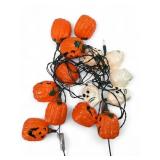 Skull And Pumpkin String Lights