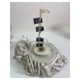 Skull And Bones Electric Lamp Base