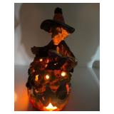 Hand-Painted Witch Halloween Light Decoration