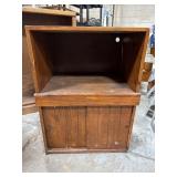 Wooden Record Player Cabinet