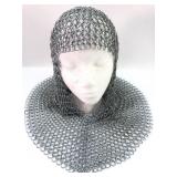Chainmail Coif With Extended Collar