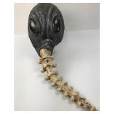 Adult Halloween Mask With Spine Attachment