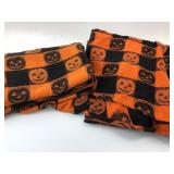 Two Halloween Pumpkin Tablecloths