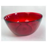 Red Glass Bowl Distributed By Formation Inc.