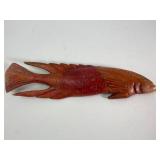 Hand-Carved Wooden Fish Wall Art