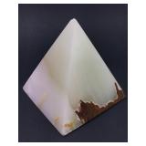 Onyx Pyramid Sculpture 5 Inches Tall