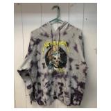 Metallica Damaged Justice Tie-Dye Hoodie