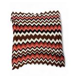 Handmade Chevron Crochet Blanket 46 X 42