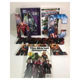 Marvel Comics Lot With Sign And Magazine