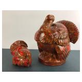 Atlantic Mold Ceramic Turkey Jars