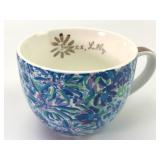 Lilly Pulitzer Floral Coffee Mug 3.25 Tall