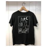 Ghost Face Graphic Black T-Shirt