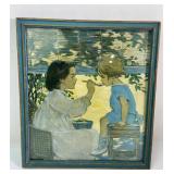 Playing Mother By Campbell Prints Inc.