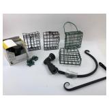 Garden Supplies With Bird Feeders And Plant Holder