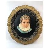Acrylic Wall Plaque With Portrait Bust