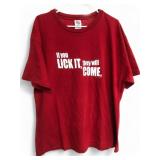 Delta Pro Weight Red Graphic T-Shirt XL