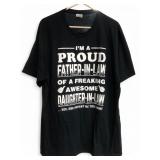 Fruit Of The Loom Black Father-In-Law Shirt