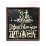 31st October Halloween Sign