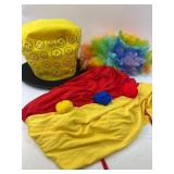 Adult Clown Costume With Accessories