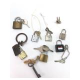 Vintage Padlocks With Keys