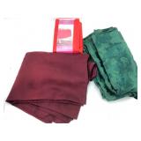 3 Tablecloths In Various Colors