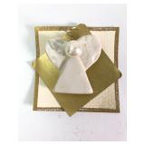 Ceramic Angel Pin With Pearl Accent