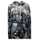 Horror-Themed Graphic Hoodie