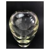 Hand-Blown Glass Vase 9 Inches Tall
