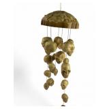 Skeleton Hanging Plastic Chime With Lights