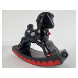 Plastic Rocking Horse Figurine